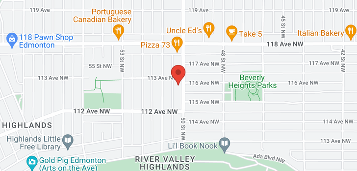 map of 11248 50 ST NW